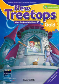 NEW TREETOPS NEW GOLD 4 : CB&WB+OBK+CIV+STUDYAPP+CD+COMPITI REALTA