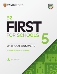 B2 FIRST FOR SCHOOLS. SB WITHOUT ANSWERSB