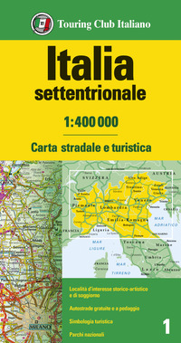 ITALIA SETTENTRIONALE 1:400.000