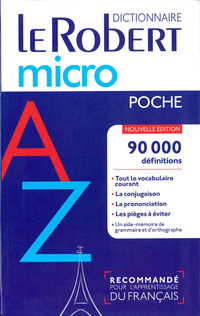 DIZIONARIO FRANCESE LE ROBERT MICRO