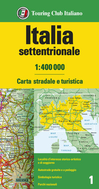ITALIA SETTENTRIONALE 1:400.000