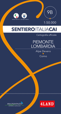 PIEMONTE LOMBARDIA - ALPE DEVERO COMO 1:50.000