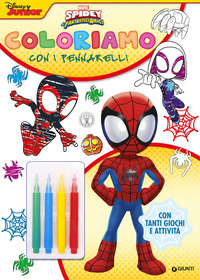 SPIDEY LIBRO CON PENNARELLI