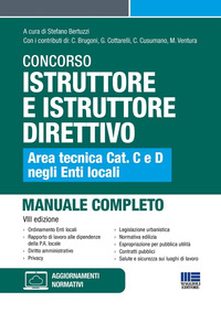 CONCORSO ISTRUTTORE E ISTRUTTORE DIRETTIVO AREA TECNICA CAT. C E D NEGLI ENTI LOCALI