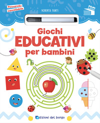 GIOCHI EDUCATIVI PER BAMBINI - CON PENNARELLO CANCELLABILE