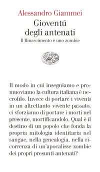 GIOVENTU\' DEGLI ANTENATI - IL RINASCIMENTO E\' UNO ZOMBIE