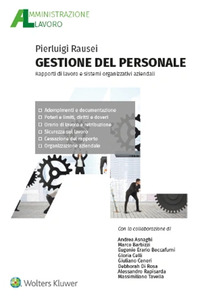 GESTIONE DEL PERSONALE - RAPPORTI DI LAVORO E SISTEMI ORGANIZZATIVI AZIENDALI