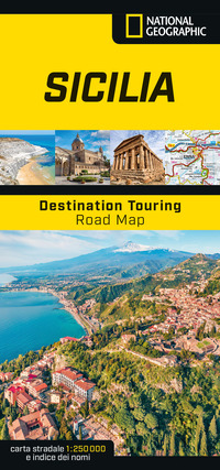 SICILIA - ROAD MAP DESTINATION TOURING 1:250.000