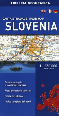 SLOVENIA CARTA STRADALE 1:250.000