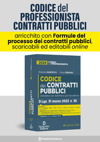 CODICE DEI CONTRATTI PUBBLICI 2024 ANNOTATO CON DOTTRINA E GIURISPRUDENZA