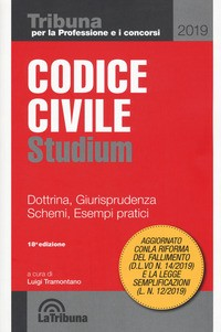 CODICE CIVILE 2019 STUDIUM di TRAMONTANO LUIGI