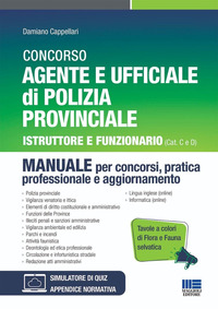 CONCORSO AGENTE E UFFICIALE DI POLIZIA PROVINCIALE - ISTRUTTORE E FUNZIONARIO