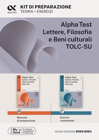 ALPHATEST LETTERE FILOSOFIA E BENI CULTURALI TOLC-SU - KIT MANUALE + ESERCIZI