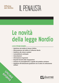 NOVITA\' DELLA LEGGE NORDIO