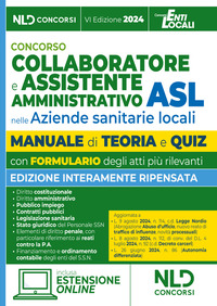 CONCORSO COLLABORATORE E ASSISTENTE AMMINISTRATIVO ASL MANUALE E QUIZ