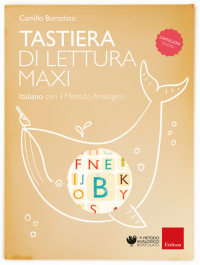 TASTIERA DI LETTURA MAXI - ITALIANO CON IL METODO ANALOGICO - CARTELLONE MURALE