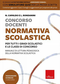 CONCORSO DOCENTI. NORMATIVA SCOLASTICA