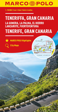 ISOLE CANARIE 1:150.000