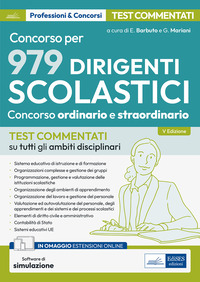 CONCORSO PER DIRIGENTE SCOLASTICO. TEST COMMENTATI SU TUTTI GLI AMBITI DISCIPLINARI. CON ESPANSIONE