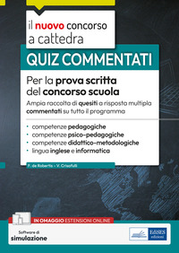 QUIZ COMMENTATI PER LA PROVA SCRITTA DEL CONCORSO SCUOLA AMPIA RACCOLTA DI QUESITI A RISPOSTA M...