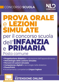 PROVA ORALE E LEZIONI SIMULATE PER IL CONCORSO SCUOLA DELL\'INFANZIA E PRIMARIA - POSTO COMUNE