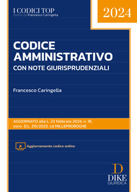 CODICE AMMINISTRATIVO 2024 CON NOTE GIURISPRUDENZIALI