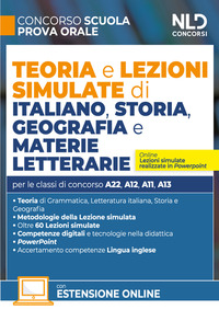 CONCORSO SCUOLA TEORIA E LEZIONI SIMULATE DI ITALIANO - STORIA GEOGRAFIA E MATERIE LETTERARIE