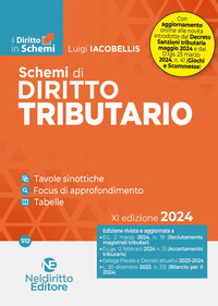 SCHEMI DI DIRITTO TRIBUTARIO 2024 - TAVOLE SINOTTICHE FOCUS DI APPROFONDIMENTO TABELLE