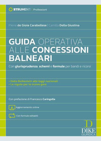 GUIDA OPERATIVA ALLE CONCESSIONI BALNEARI - CON GIURISPRUDENZA SCHEMI E FORMULE PER BANDI E