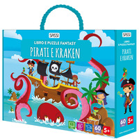 PIRATI E KRAKEN - LIBRO E PUZZLE FANTASY