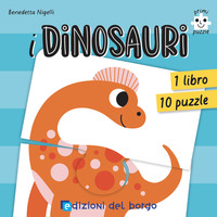 DINOSAURI - PRIMI PUZZLE CON 10 PUZZLE