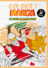 COLORA I MANGA CON STICKER