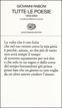 TUTTE LE POESIE (RABONI) 1949 - 2004 (2 VOLUMI)