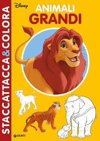 ANIMALI GRANDI - STACCATTACCA E COLORA CON ADESIVI