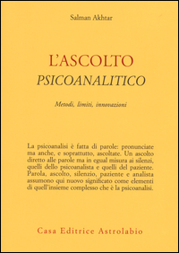 ASCOLTO PSICOANALITICO - METODI LIMITI INNOVAZIONI