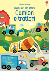 PICCOLI LIBRI CON ADESIVI CAMION E TRATTORI