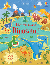 DINOSAURI - LIBRI CON ADESIVI