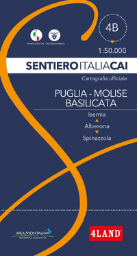 PUGLIA MOLISE BASILICATA - ISERNIA ALBERONA SPINAZZOLA 1:50.000