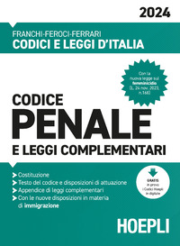 CODICE PENALE 2024 E LEGGI COMPLEMENTARI