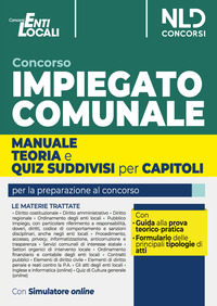 CONCORSO IMPIEGATO COMUNALE - MANUALE + TEST DI VERIFICA SUDDIVISI PER CAPITOLI