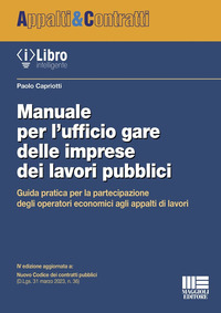 MANUALE PER L\'UFFICIO GARE DELLE IMPRESE DEI LAVORI PUBBLICI