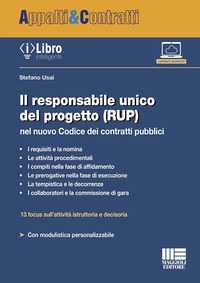 RESPONSABILE UNICO DEL PROGETTO RUP NEL NUOVO CODICE DEI CONTRATTI PUBBLICI