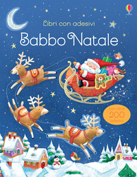 BABBO NATALE - LIBRI CON ADESIVI