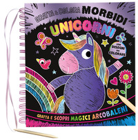 MORBIDI UNICORNI - GRATTA E COLORA CON MATITA DI LEGNO