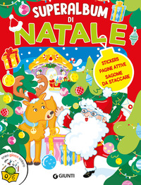 SUPERALBUM DI NATALE - STICKERS PAGINE ATTIVE SAGOME DA STACCARE