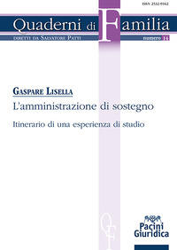 AMMINISTRAZIONE DI SOSTEGNO - ITINERARIO DI UNA ESPERIENZA DI STUDIO