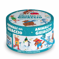 ANIMALI SUL GHIACCIO - LIBRETTO + PUZZLE GIGANTE