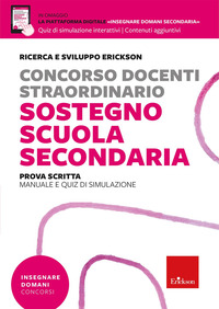 CONCORSO DOCENTI SOSTEGNO SCUOLA SECONDARIA PROVA SCRITTA