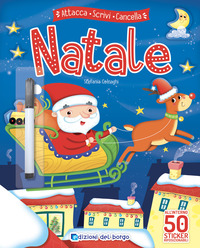 NATALE - ATTACCA SCRIVI CANCELLA CON ADESIVI