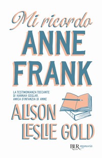 MI RICORDO ANNE FRANK